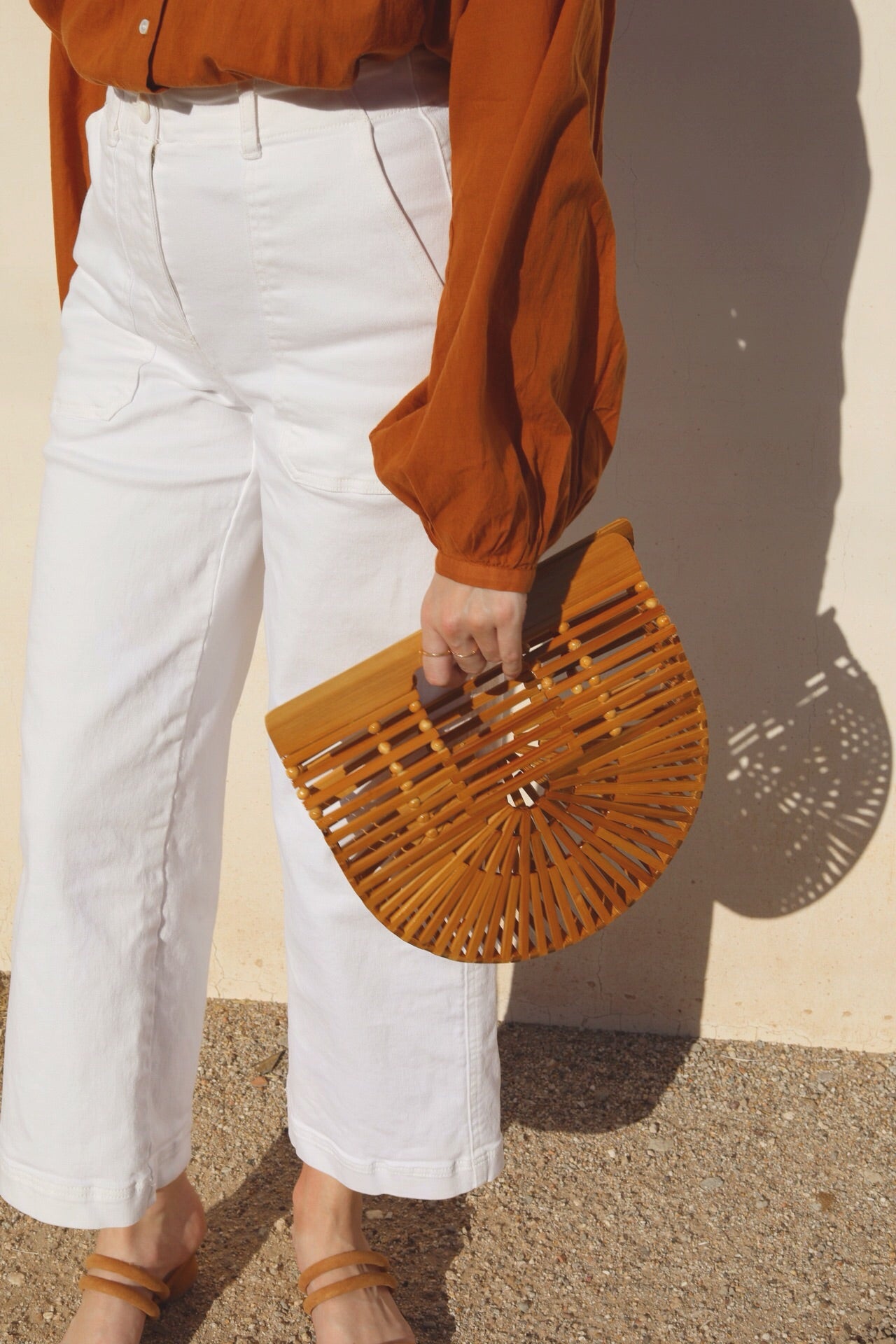 Cage Purse in Natural