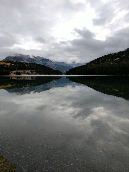 Fitzy Cross Canada Road Trip - Camping at Two Jack Lakeside at Banff National Park