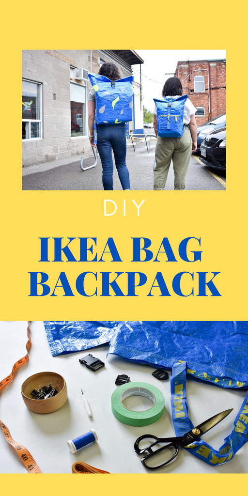 Ikea Frakta Backpack Tutorial by Fitzy & Light + Paper