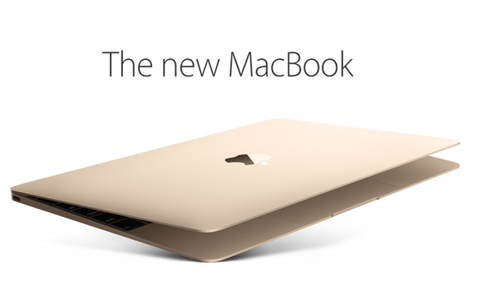 The new Apple 12" MacBook in gold