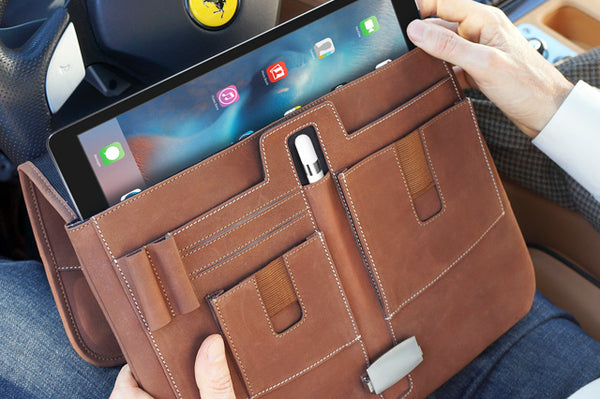Leather iPad Pro 12.9 Briefcase by MacCase