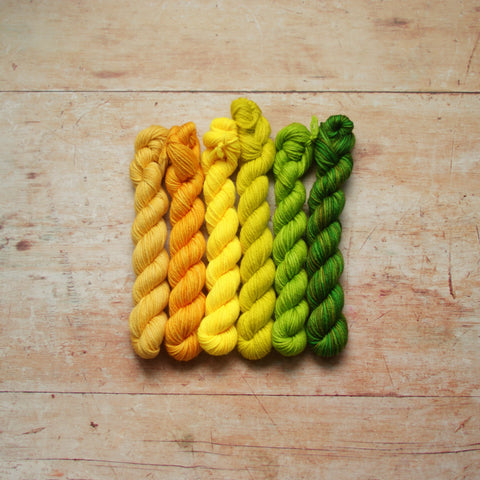 Rainbow Minis Collection :: 6 DK mini skeins