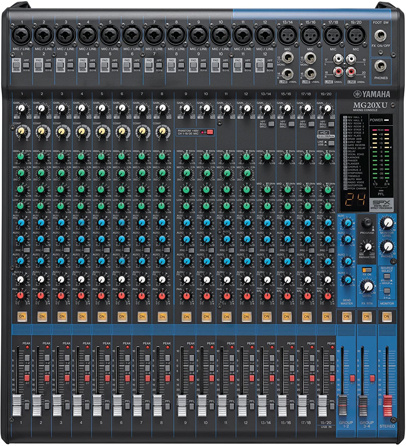 Yamaha MG20XU 20-Channel Mixer