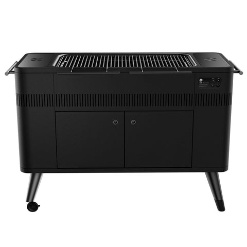 Everdure By Heston Blumenthal HUB II 54-Inch Charcoal Grill With Rotisserie & Electronic Ignition 