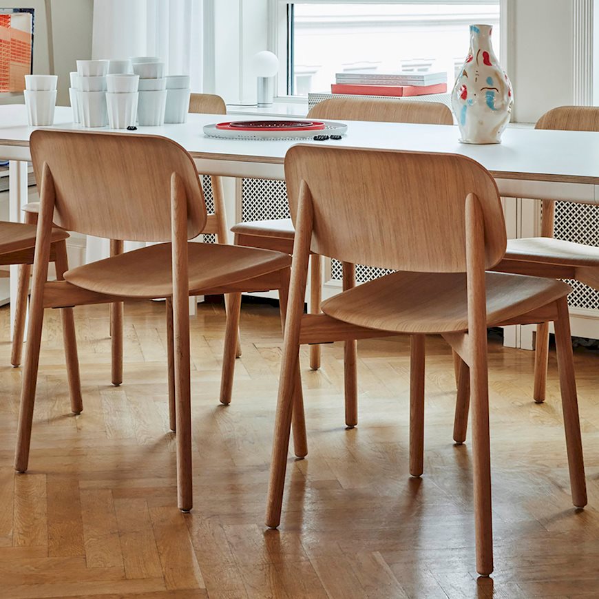 tong subtiel Disco Showroommodel stoel soft edge 12, mat gelakte eik – Simple design Mechelen