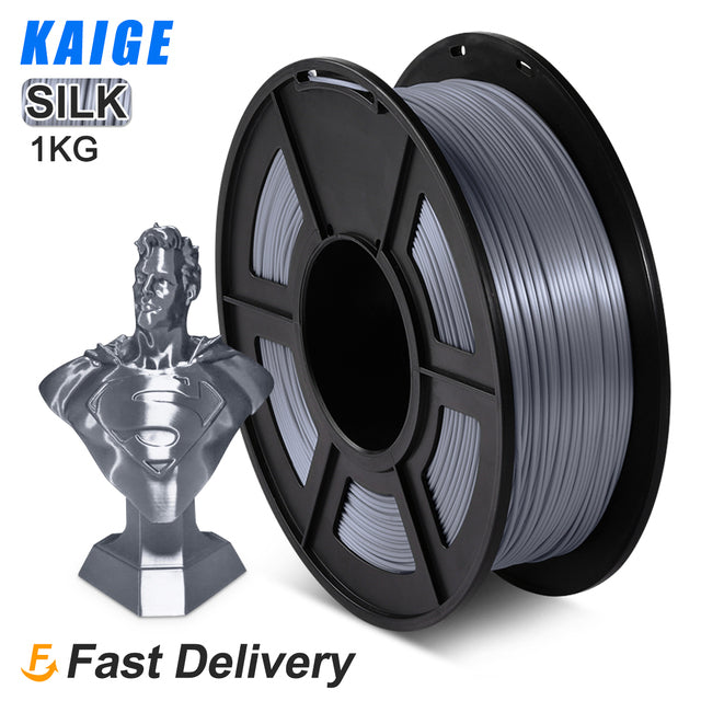KAIGE PLA 3D Printer Filament 1.75mm 1KG with Spool 3D Printing White Material 