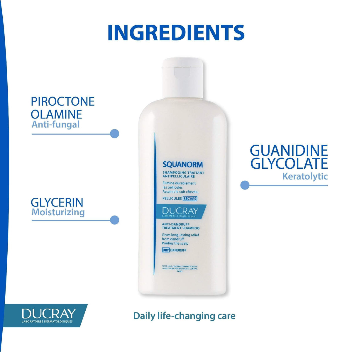 Ducray Squanorm Anti-Dandruff Treatment Shampoo - Dry Dandruff – FamiliaList Squanorm Anti-Dandruff Treatment Shampoo - Dry Dandruff – FamiliaList