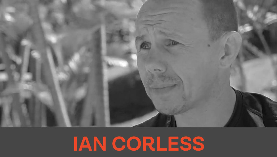 Photo collage of trail photographer and influencer Ian Corless
