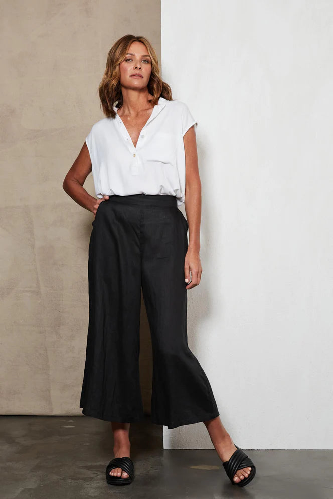 STUDIO CROP PANT - EBONY