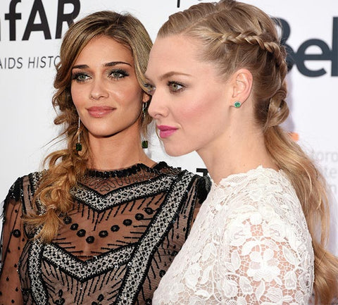 celebrities at premiere with mermaid braided hair