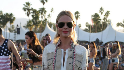Kate Bosworth at Coachella with blonde hair