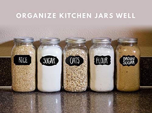 96 Premium Chalkboard Labels with Erasable White Chalk Marker – Sustainable  Farm & Brew