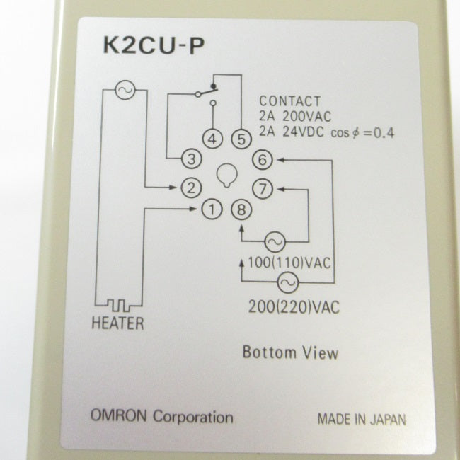 Japan (A)Unused,K2CU-P2A-A AC100/200V ヒータ断線警報器 ,อะไหล่เครื่องจักร,Machine  Parts,มือสอง,Secondhand –