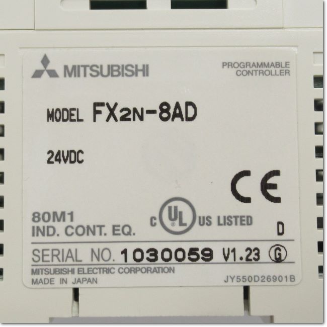 MITSUBISHI シーケンサ アナログ入力(温度センサ入力)ブロック FX2N