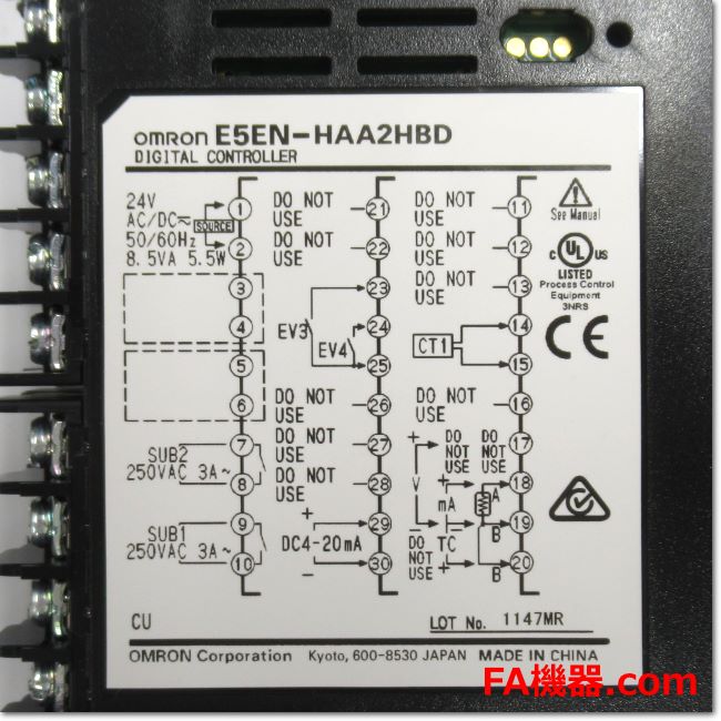 Japan (A)Unused,E5EN-HAA2HBD デジタル温度調節器 フルマルチ入力 出力ユニット方式 AC/DC24V 48×96mm  ,อะไหล่เครื่องจักร,Machine Parts,มือสอง,Secondhand –