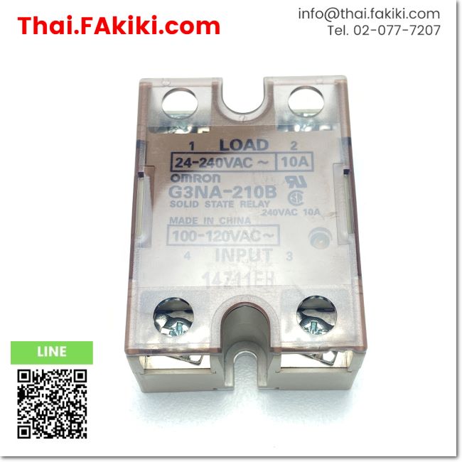 A)Unused, G3NA-210B SOLID STATE RELAY ,โซลิดสเตตรีเลย์ สเปค AC100-120 – 