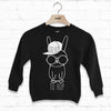 Hip Hop Bunny Children's Unisex Sweatshirt