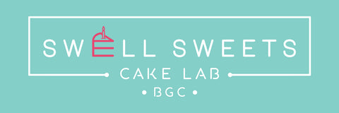 swell sweets cake lab, logo
