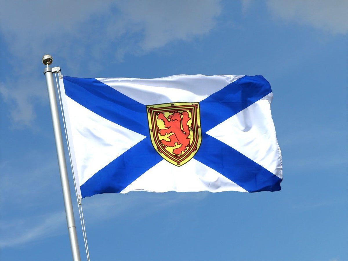 Nova Scotia Province Flag and Canada Flag Reversible Lacrosse Pinnie 