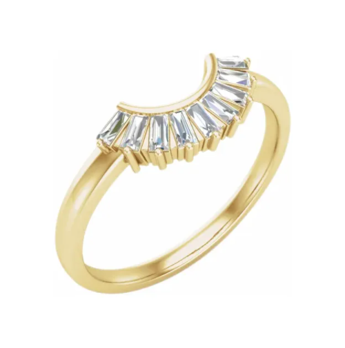 Baguette Contour Ring