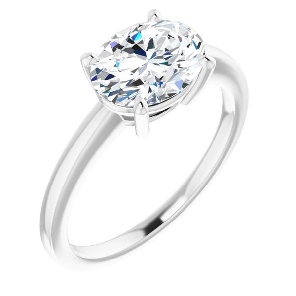 East-West Oval Solitaire