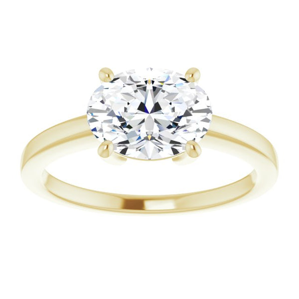 East-West Oval Solitaire