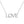 Load image into Gallery viewer, &quot;love&quot; diamond block necklace
