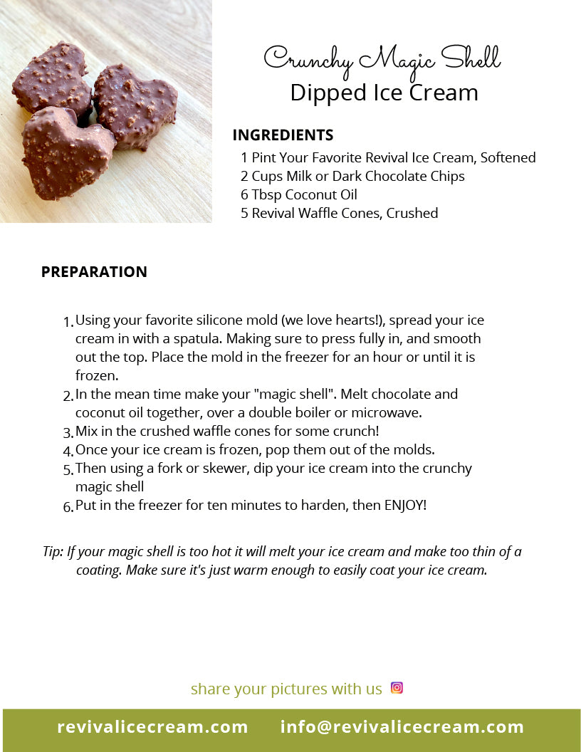 chocolate covered ice cream recipe