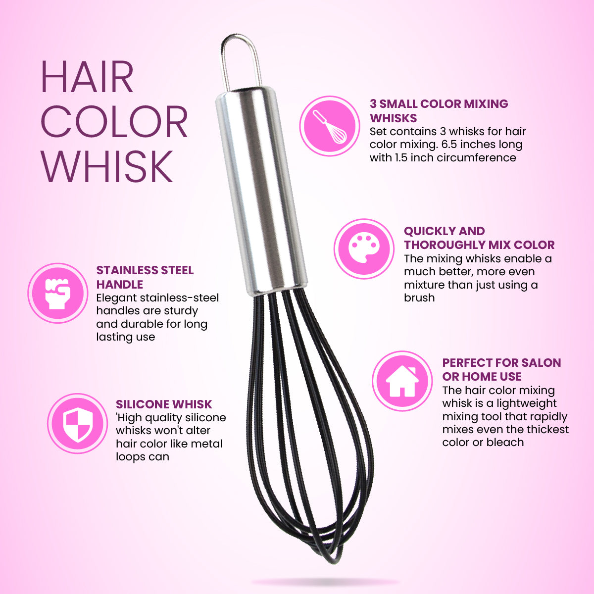 Salon Hair Color Whisks - 3 – Salon Supply Co