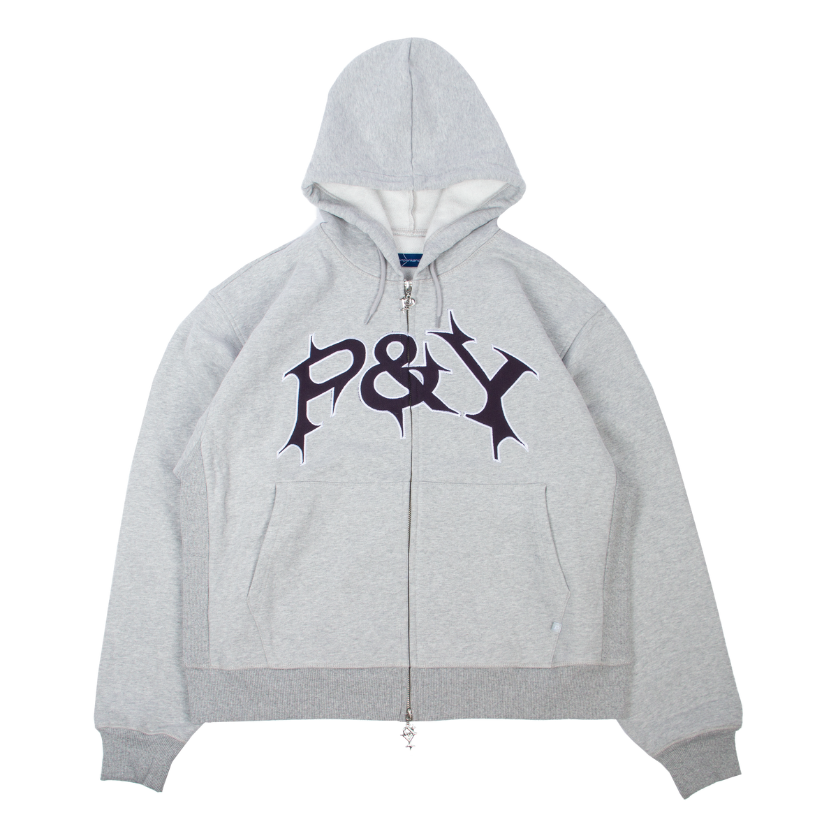 17500円売店 お得用 punkandyo P&Y GREY HOODIE トップス VISUAL