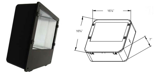 AEI FLL-16 LED Wallpack Luminaire