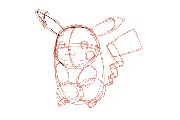 apprendre à dessiner pikachu facilement