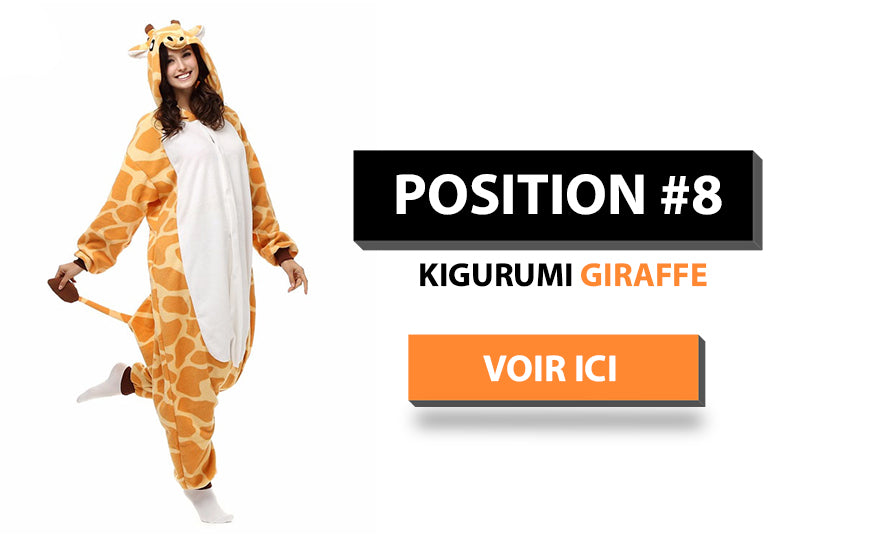combinaison pyjama giraffe