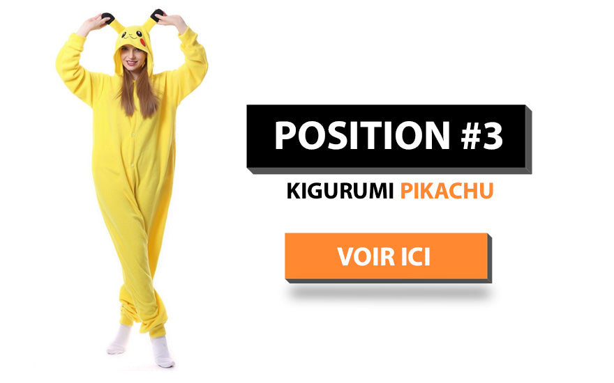 combinaison pyjama pikachu