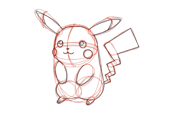 dessin pokemon pikachu