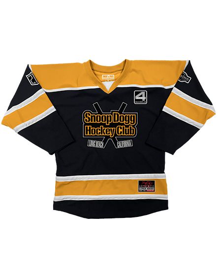 gold hockey jersey