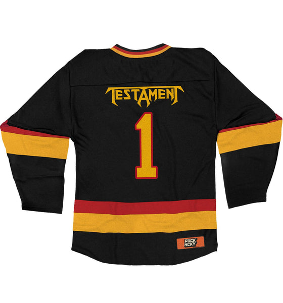red and gold jersey