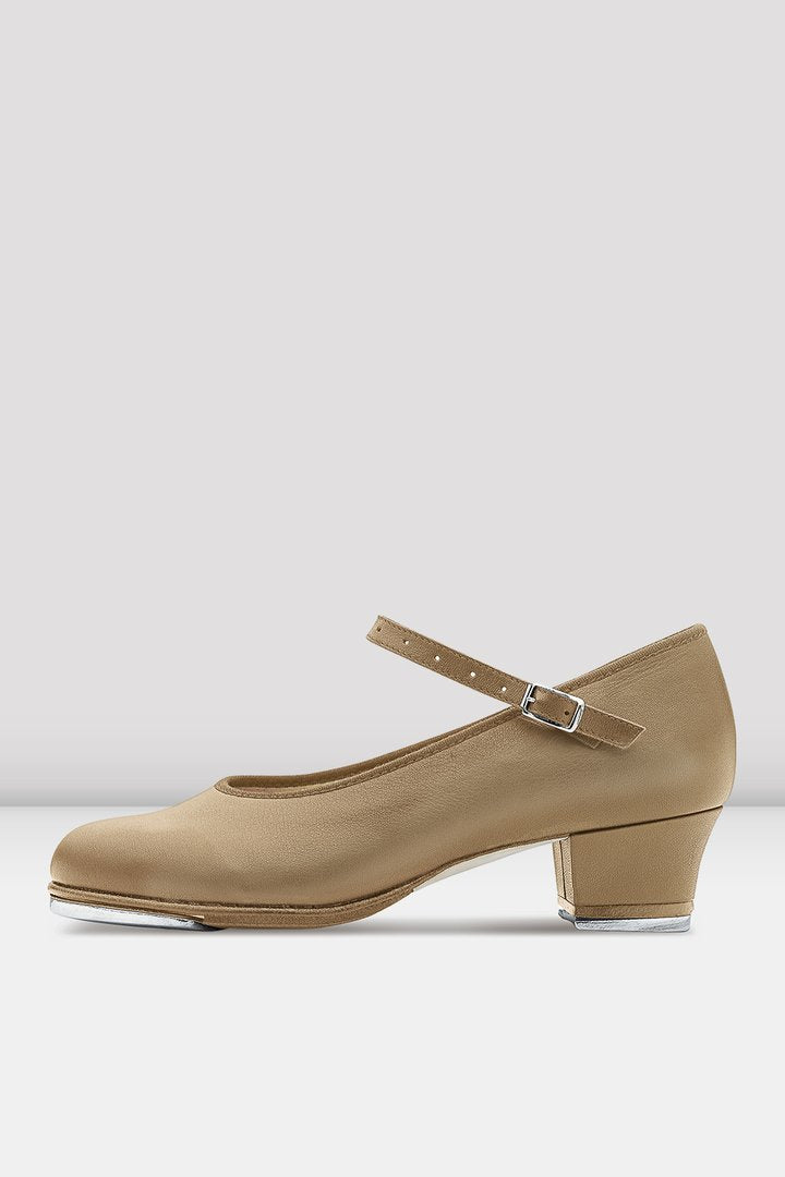 tan heeled tap shoes