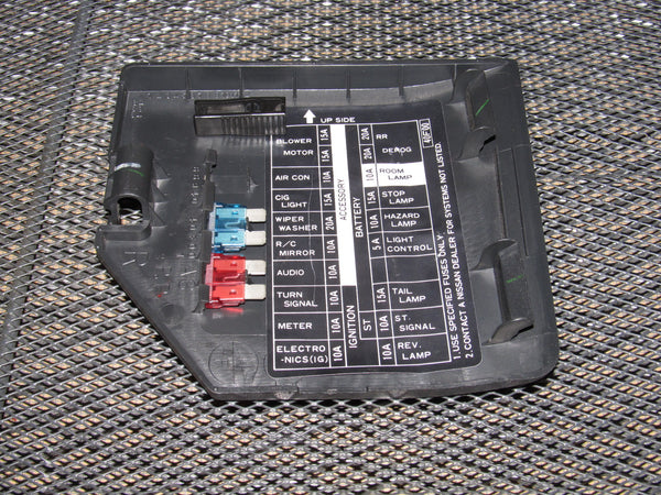 91 92 93 94 Nissan 240SX OEM Interior Fuse Box Cover – Autopartone.com