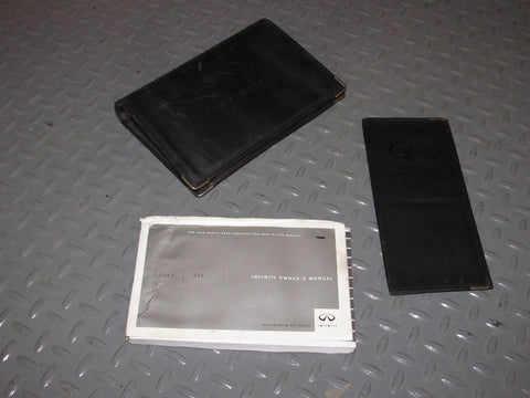 03 Infiniti G35 Factory Owner's Manual
