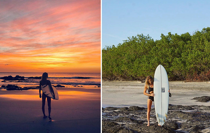 Pepa in magical Playa Negra, Costa Rica