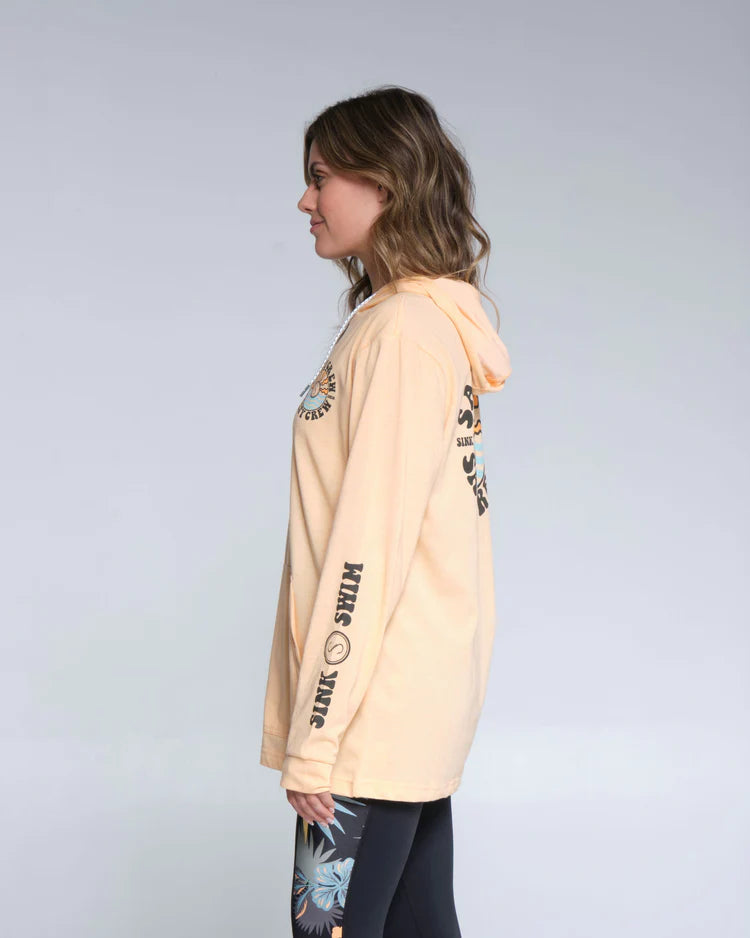 Women's Pink Heritage Zip Through Hoodie from Crew Clothing Company