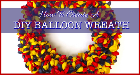 How to create a balloon wreath