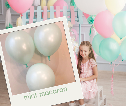 Mint Macaron Balloons