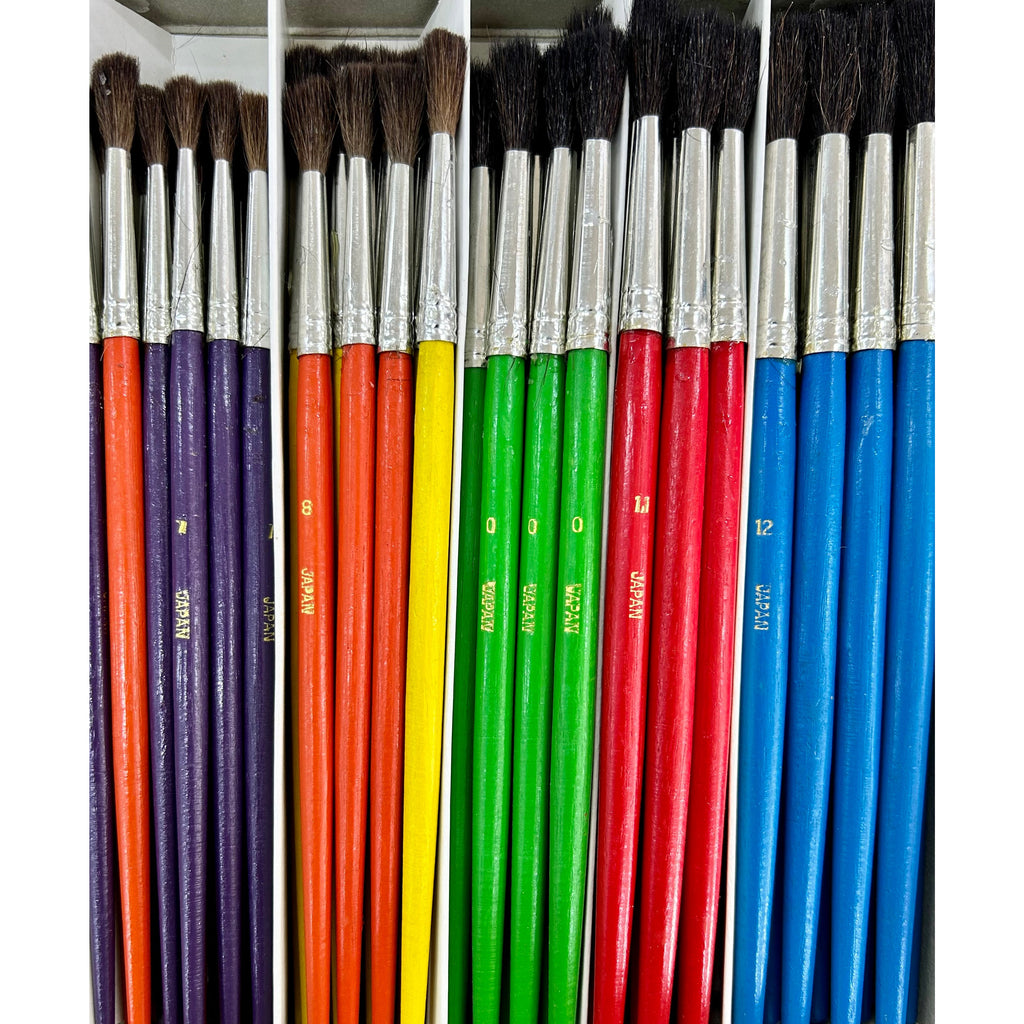 Bulk Japan Superior Camel Hair Artist Paint Brushes Assorted Sizes - B –  Istiklal Library