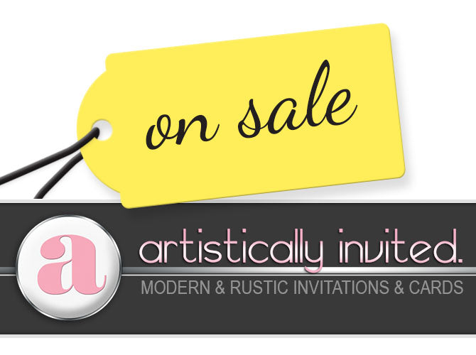 Coupons and Sale Announcements at Artistically Invited