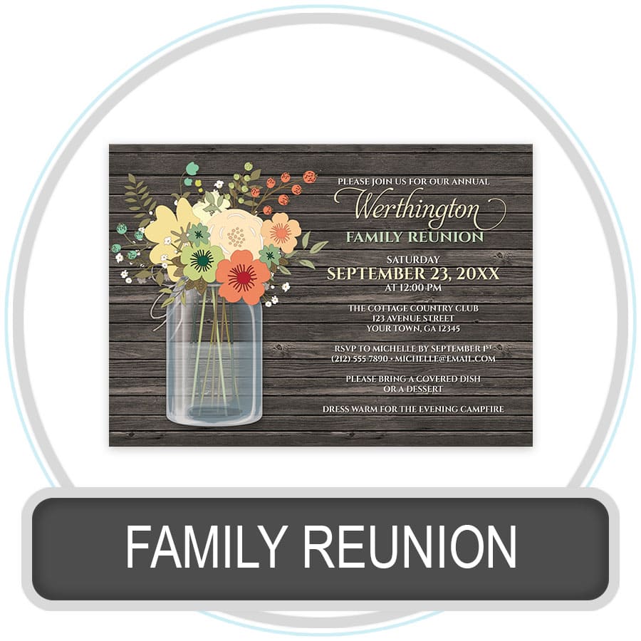 Family Reunion Invitations