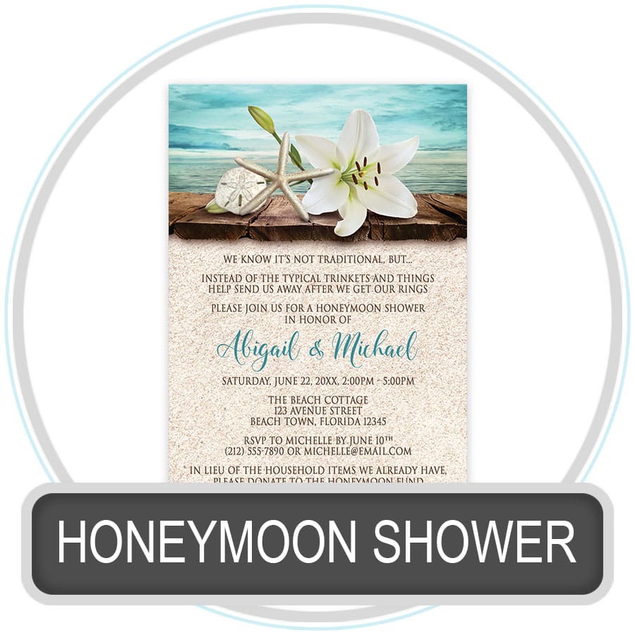 Honeymoon Shower Invitations