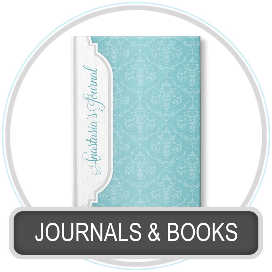 Personalized Journals and Books online at Artistically Invited