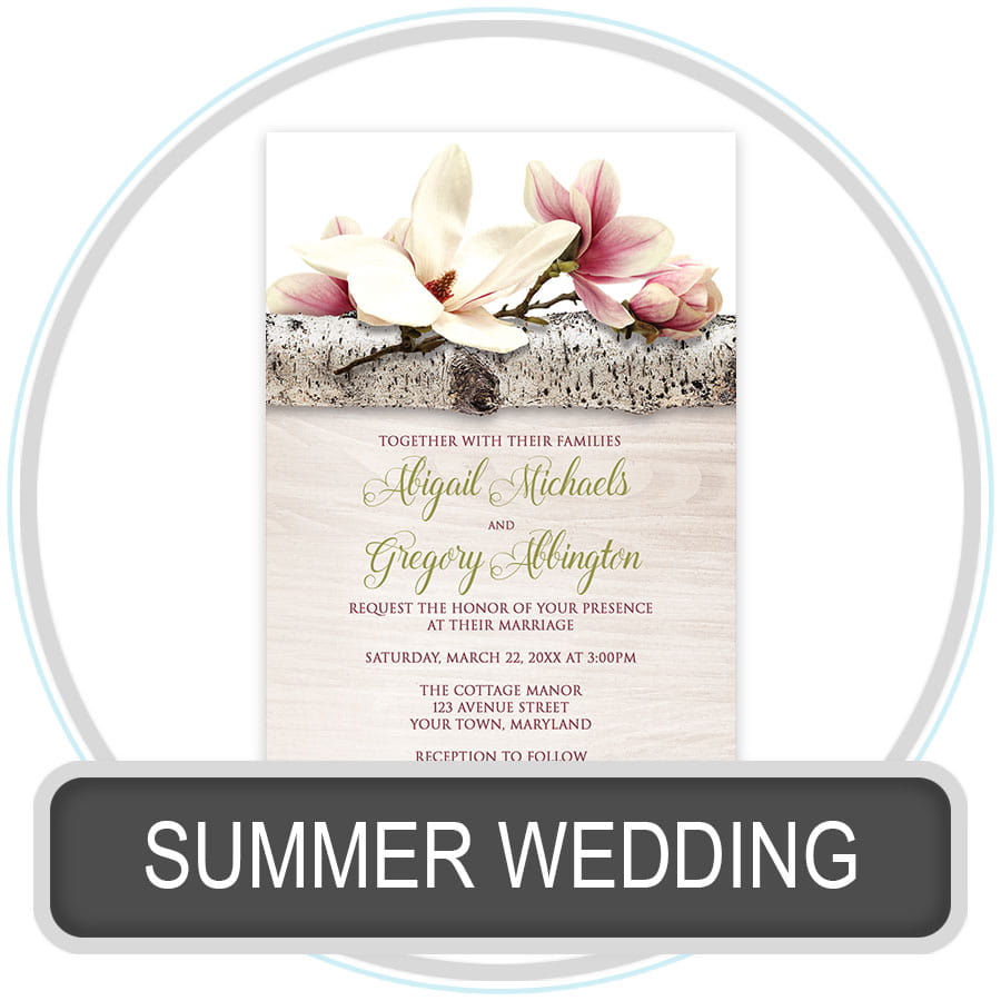 Summer Wedding Invitations